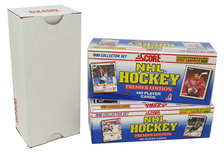 1990 Score Hockey Unopened Factory Sealed Set - 445 Cards (Jagr/Brodeur/Lindros RC's)