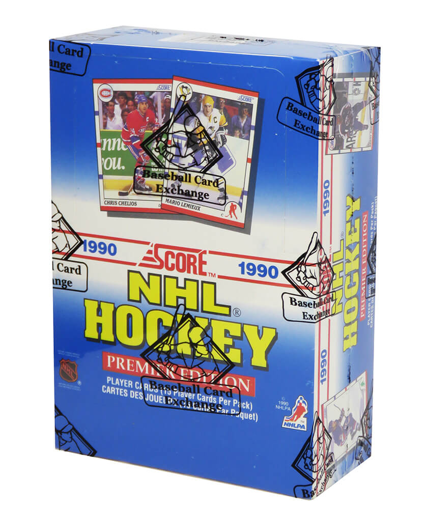 1990 Score Canadian Bilingual Hockey Unopened Wax Box BBCE Wrapped From A Sealed Case (FASC) - 36 Packs