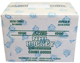 1990 Score Canadian Bilingual Hockey Factory Sealed Case (BBCE Wrapped) (20 Boxes)