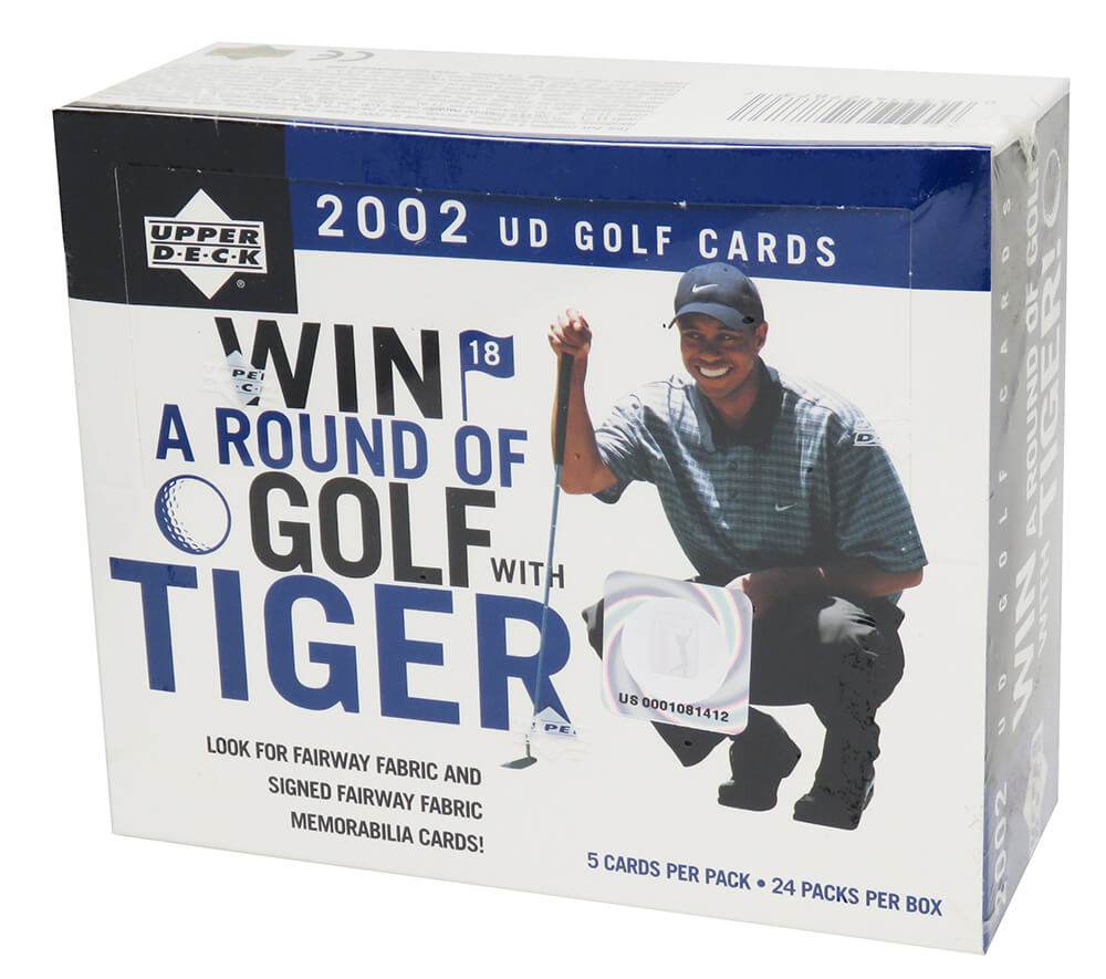 2002 Upper Deck Golf Green Grass Edition Factory Sealed Box 24 Packs  (Mickelson RC??)