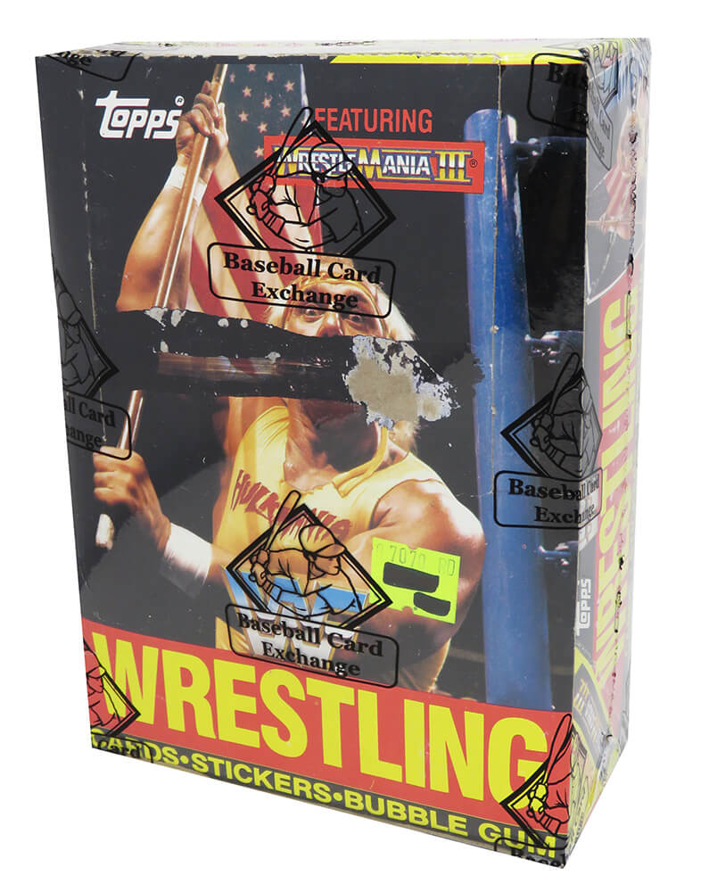 1987 Topps WWF Wrestling Box BBCE Wrapped - 36 Pack Box