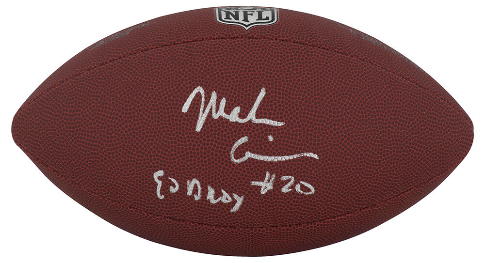 Mark Carrier Signed Wilson Limited Full Size NFL Football w/90 D'ROY