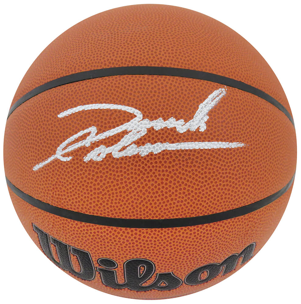 Derrick Coleman Signed Wilson Indoor/Outdoor NBA Basketball