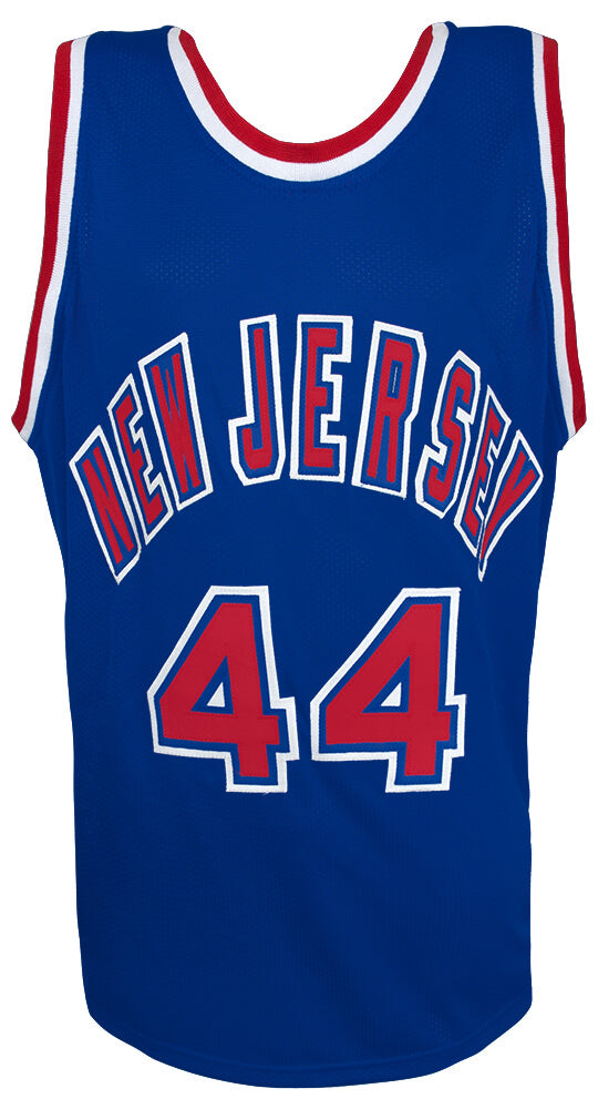 Derrick Coleman Signed Blue Custom Basketball Jersey