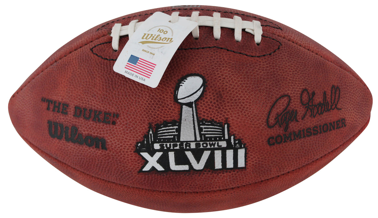 Wilson Super Bowl XLVIII Seahawks vs. Broncos "The Duke" Nfl Football Un-signed