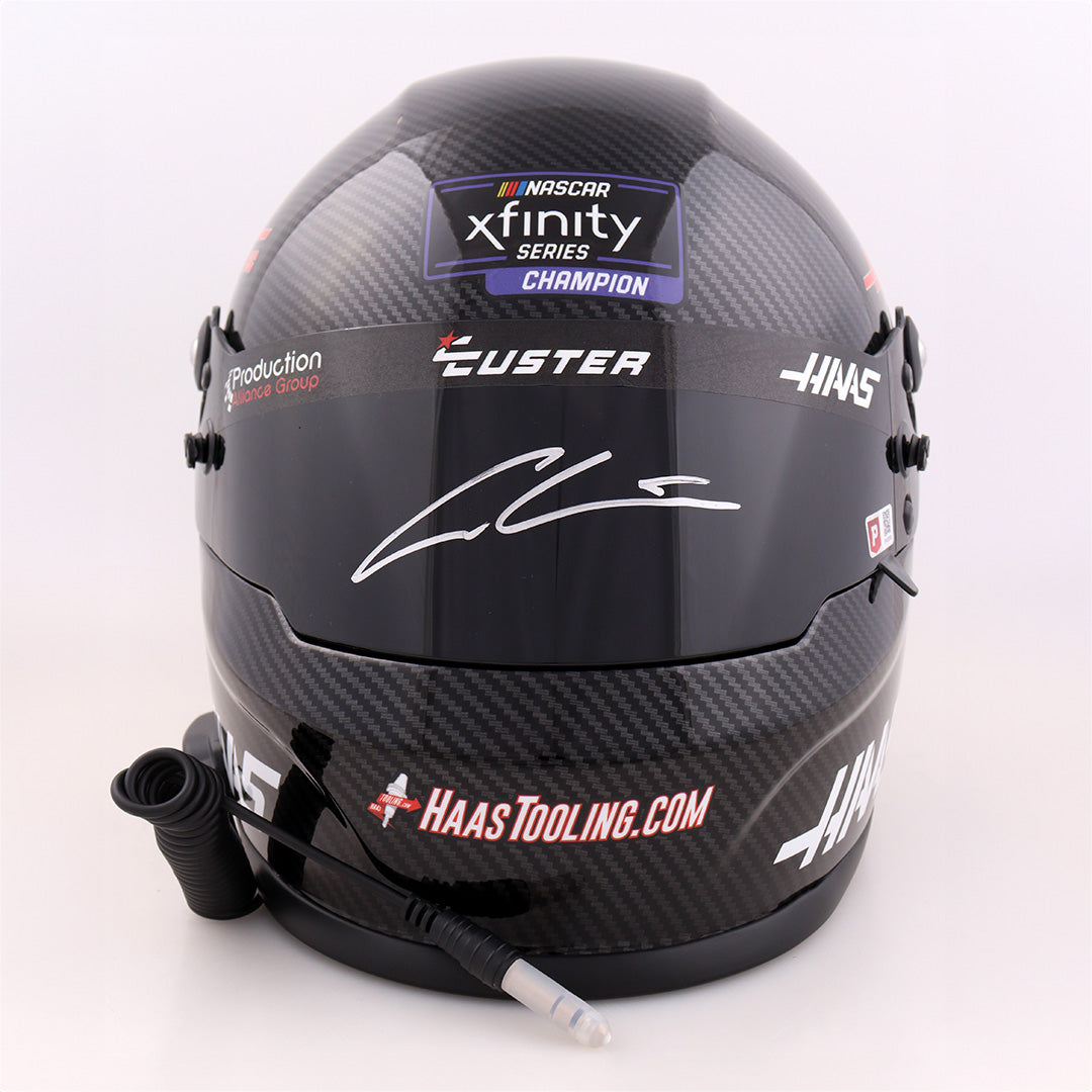 Cole Custer Signed NASCAR XFinity HaasTooling.com Full-Size Helmet (PA)