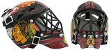 Scott Darling Signed Chicago Blackhawks Mini Hockey Goalie Mask w/2015 SC Champs