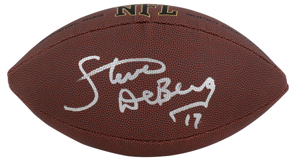 Steve DeBerg Signed Wilson Super Grip Full Size NFL Football