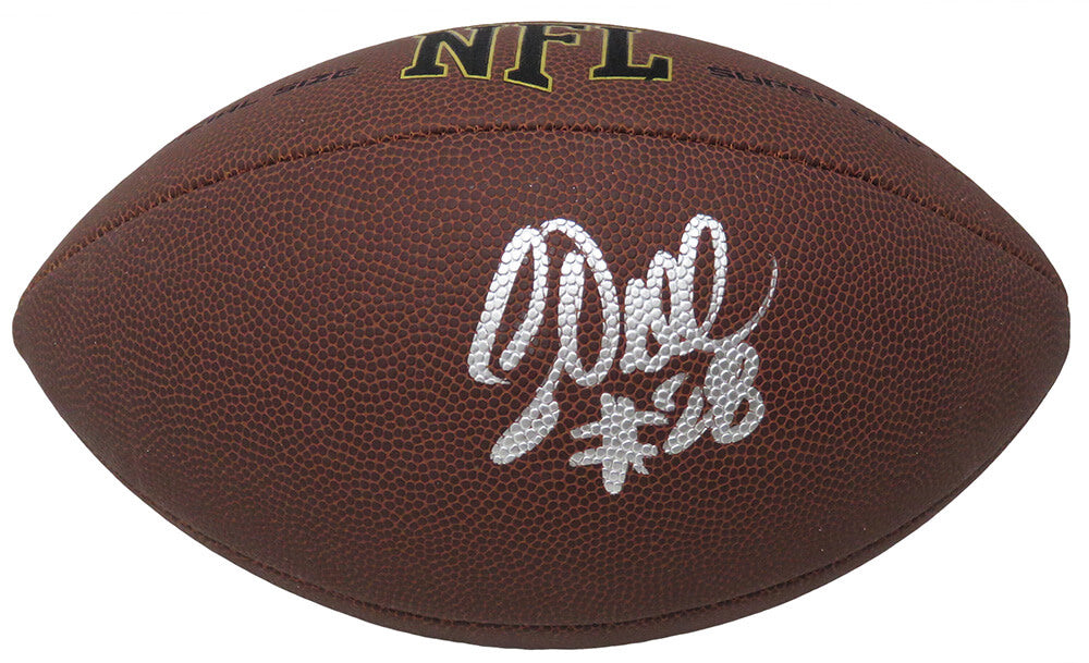 Corey Dillon Signed Wilson Super Grip Full Size NFL Football