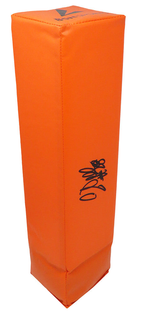 Corey Dillon Signed Orange Endzone Football Pylon