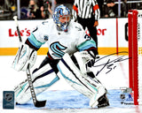 Philipp Grubauer Autographed 8X10 Photo Seattle Kraken First Game Fanatics Holo Stock #209023