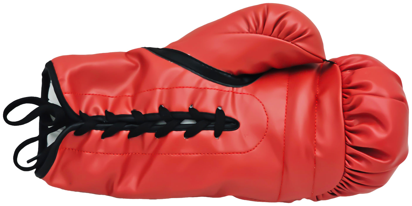 Michael B. Jordan Autographed Red Everlast Boxing Glove Left Handed LH Beckett BAS Witness Stock #220647