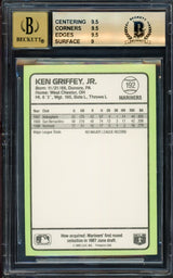 Ken Griffey Jr. Autographed 1989 Donruss Rookie Card #192 Seattle Mariners BGS 9.5 Auto Grade Gem Mint 10 Beckett BAS #14727810