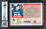 Barry Sanders Autographed 1989 Pro Set Rookie Card #494 Detroit Lions BGS 8.5 Auto Grade Gem Mint 10 Beckett BAS Stock #209303