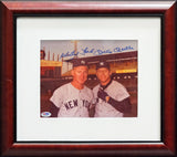 Mickey Mantle & Whitey Ford Autographed Framed 8x10 Photo New York Yankees PSA/DNA #H41862