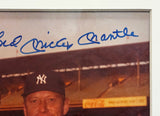 Mickey Mantle & Whitey Ford Autographed Framed 8x10 Photo New York Yankees PSA/DNA #H41862