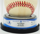 Ted Williams Autographed Official AL Baseball Boston Red Sox Auto Grade Mint 9 Beckett BAS #17042301