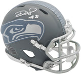 Devon Witherspoon Autographed Seattle Seahawks Slate Silver Speed Replica Mini Helmet MCS Holo Stock #235446