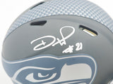 Devon Witherspoon Autographed Seattle Seahawks Slate Silver Speed Replica Mini Helmet MCS Holo Stock #235446