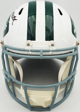 Joe Namath Autographed New York Jets White 1965-77 Throwback Full Size Speed Replica Helmet PSA/DNA Stock #235426