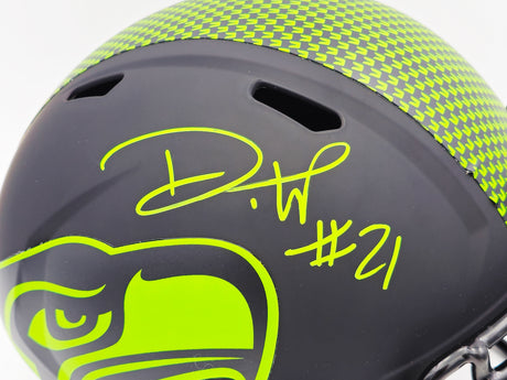 Devon Witherspoon Autographed Seattle Seahawks Eclipse Black Full Size Speed Replica Helmet MCS Holo Stock #235443