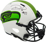 Devon Witherspoon Autographed Seattle Seahawks Lunar Eclipse White Full Size Speed Replica Helmet MCS Holo Stock #235441