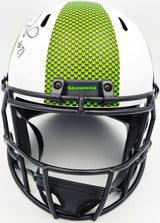 Devon Witherspoon Autographed Seattle Seahawks Lunar Eclipse White Full Size Speed Replica Helmet MCS Holo Stock #235441