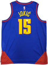 Denver Nuggets Nikola Jokic Autographed Blue Nike Statement Edition Jersey Size 52 "NBA MVP" JSA Stock #235475