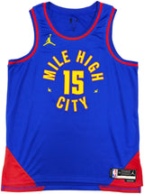 Denver Nuggets Nikola Jokic Autographed Blue Nike Statement Edition Jersey Size 52 "NBA MVP" JSA Stock #235475