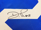 Seattle Seahawks Devon Witherspoon Autographed Blue Throwback Jersey MCS Holo Stock #235452