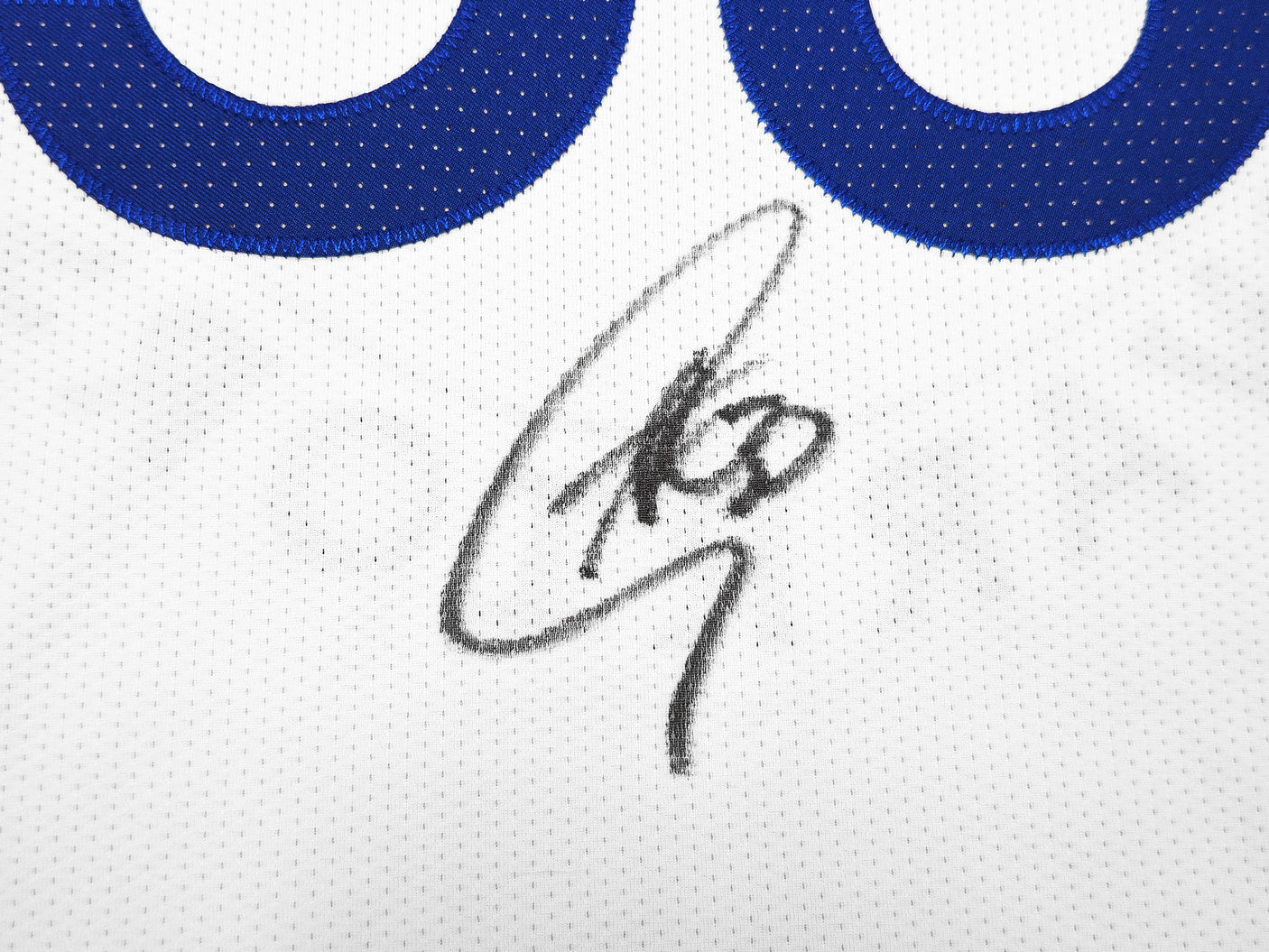 Golden State Warriors Stephen Curry Autographed White Nike Association Edition Jersey Size 48+2 JSA Stock #235471