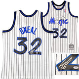 Orlando Magic Shaquille Shaq O'Neal Autographed White Authentic Mitchell & Ness 1993-94 HWC Swingman Jersey Size L PSA/DNA Stock #235519