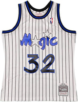 Orlando Magic Shaquille Shaq O'Neal Autographed White Authentic Mitchell & Ness 1993-94 HWC Swingman Jersey Size L PSA/DNA Stock #235519