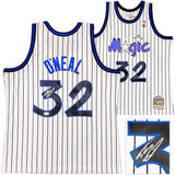 Orlando Magic Shaquille Shaq O'Neal Autographed White Authentic Mitchell & Ness 1993-94 HWC Swingman Jersey Size XL Beckett BAS Witness Stock #235518