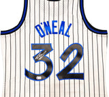 Orlando Magic Shaquille Shaq O'Neal Autographed White Authentic Mitchell & Ness 1993-94 HWC Swingman Jersey Size L Beckett BAS Witness Stock #235517