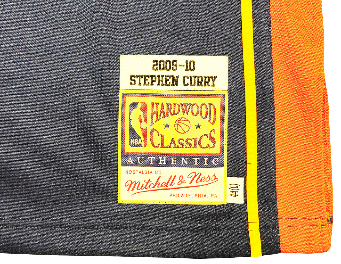 Golden State Warriors Stephen Curry Autographed Blue Authentic Mitchell & Ness Authentic 2009-10 HWC Swingman Jersey Size 44 "I Can Do All Things ..." JSA Stock #235508