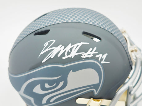 Byron Murphy II Autographed Seattle Seahawks Slate Gray Speed Mini Helmet MCS Holo Stock #235600