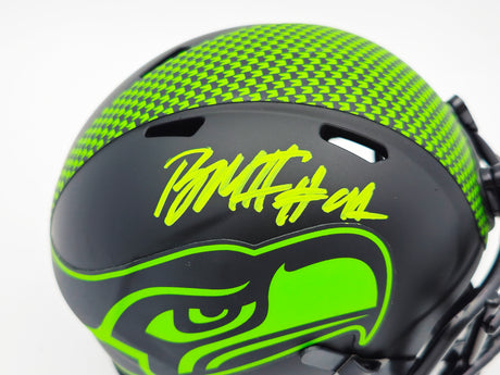 Byron Murphy II Autographed Seattle Seahawks Eclipse Black Speed Mini Helmet MCS Holo Stock #235601