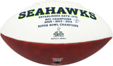 Byron Murphy II Autographed Seattle Seahawks White Logo Football MCS Holo Stock #235604