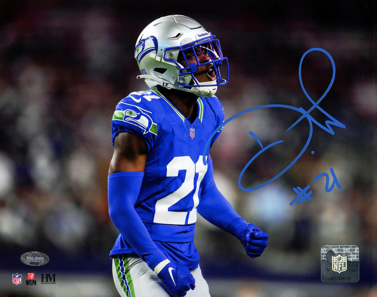 Devon Witherspoon Autographed 8x10 Photo Seattle Seahawks MCS Holo Stock #235448