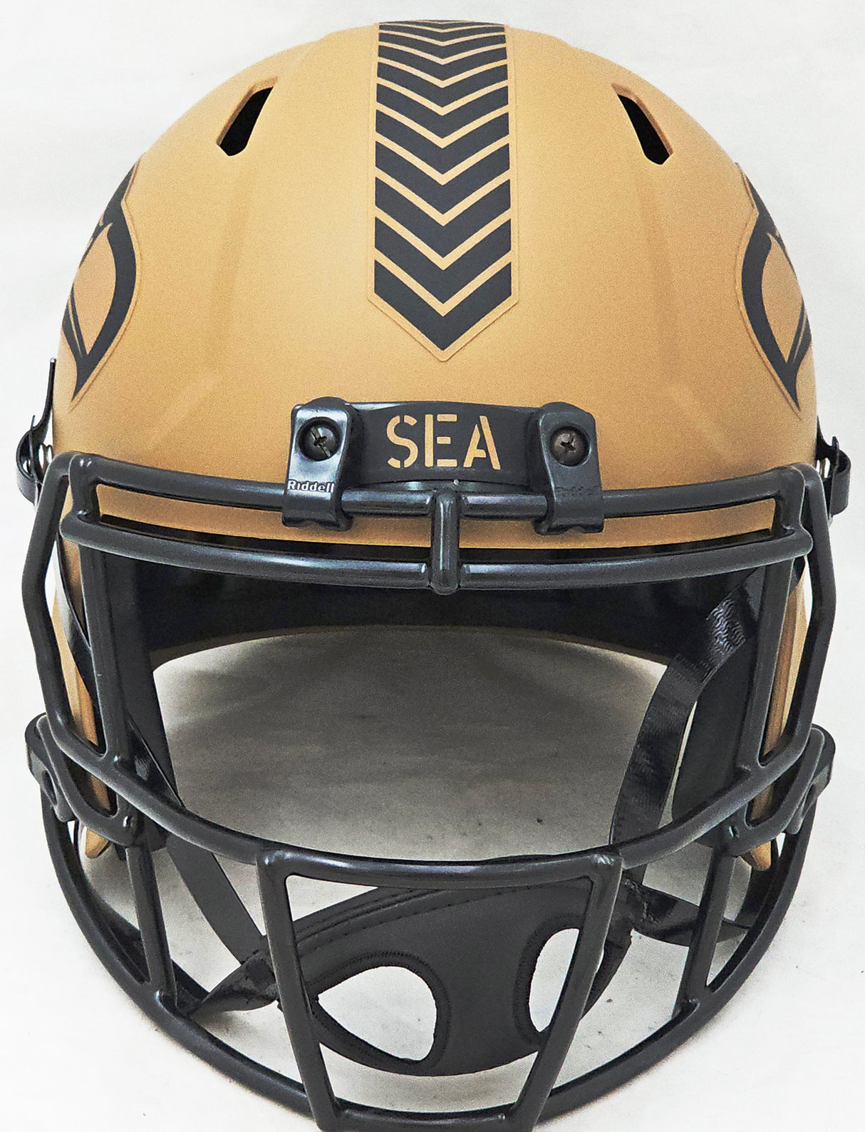 Seattle Seahawks Unsigned 2023 Salute To Service Camo Brown Full Size Replica Speed Helmet Stock #220596