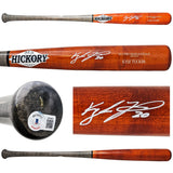 Kyle Tucker Autographed Orange Old Hickory Player Model Bat Houston Astros Beckett BAS Witness Stock #220563