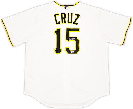 Pittsburgh Pirates Oneil Cruz Autographed White Nike Jersey Size XL Beckett BAS QR Stock #220605