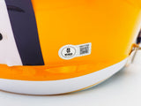 Odell Beckham Jr. Autographed LSU Tigers Yellow Full Size Speed Replica Helmet Beckett BAS Witness Stock #235086