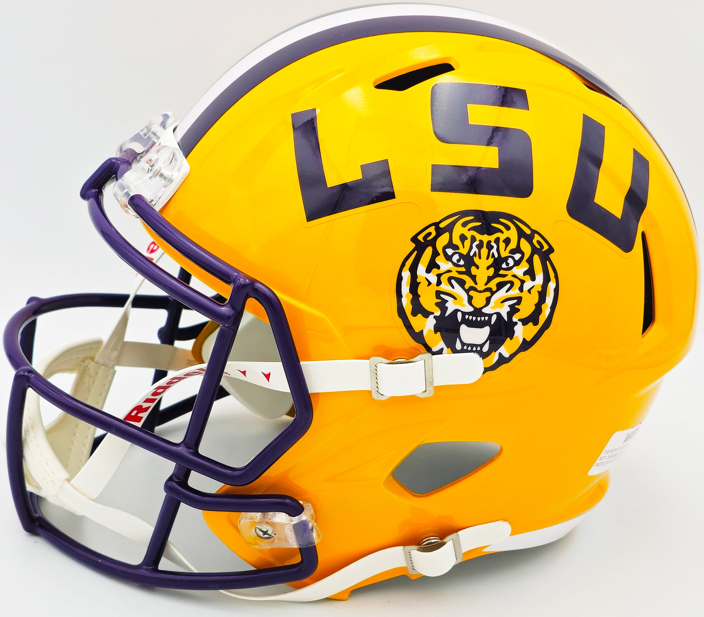 Odell Beckham Jr. Autographed LSU Tigers Yellow Full Size Speed Replica Helmet Beckett BAS Witness Stock #235086