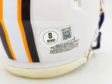 Odell Beckham Jr. Autographed LSU Tigers White Speed Mini Helmet Beckett BAS Witness Stock #235090