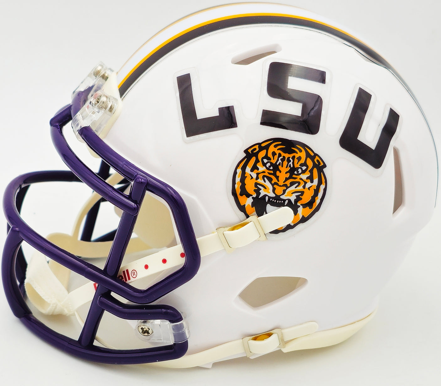 Odell Beckham Jr. Autographed LSU Tigers White Speed Mini Helmet Beckett BAS Witness Stock #235090