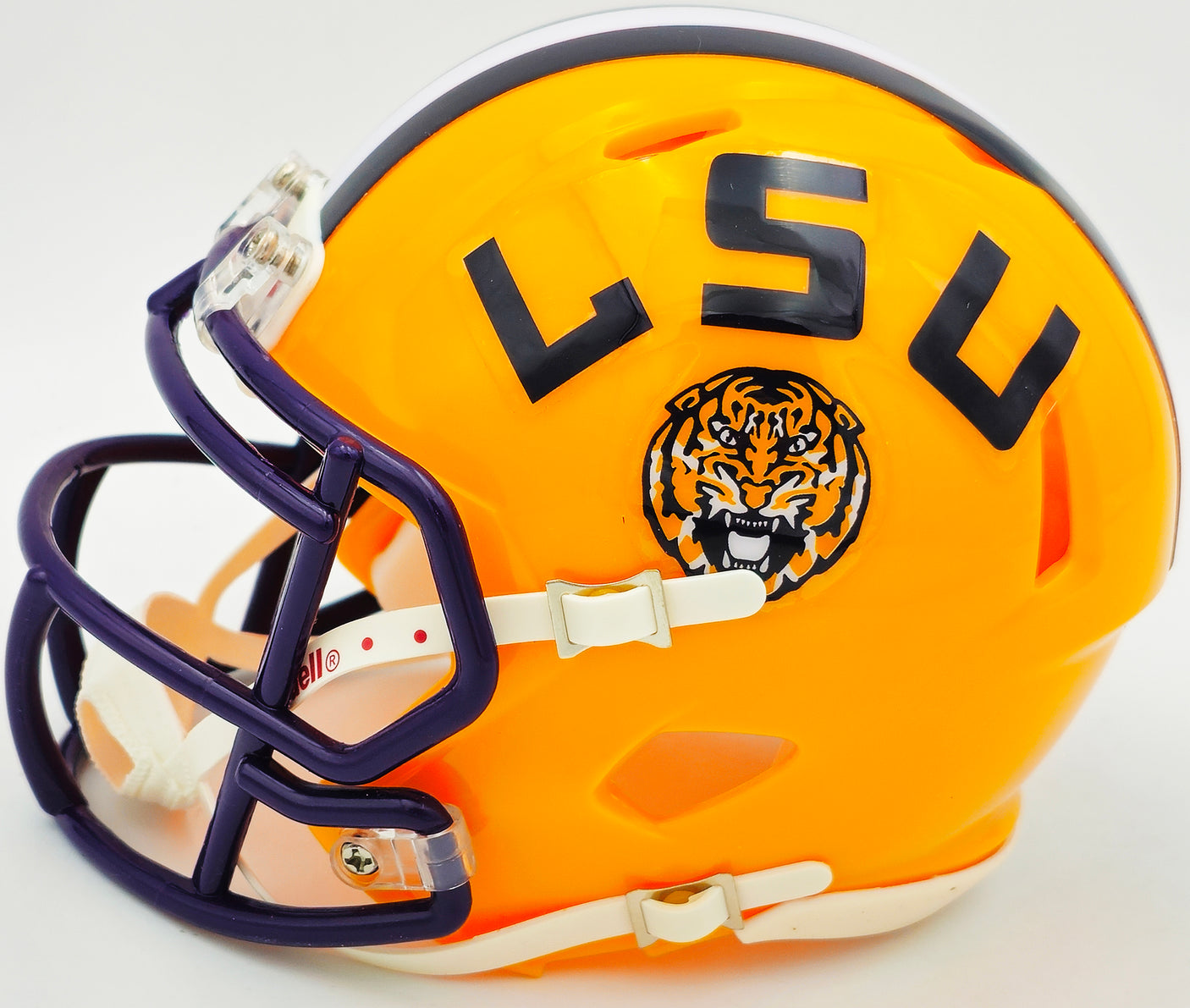 Odell Beckham Jr. Autographed LSU Tigers Yellow Speed Mini Helmet Beckett BAS Witness Stock #235088