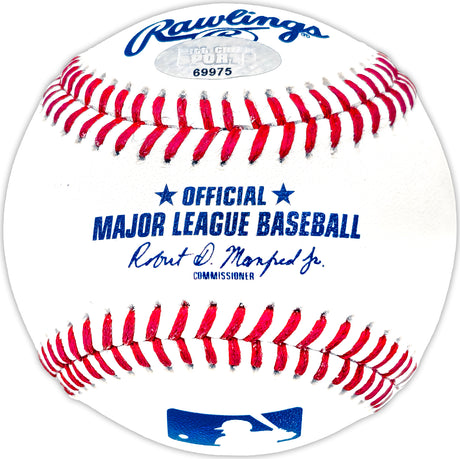 Bryce Miller Autographed Official MLB Baseball Seattle Mariners "Miller Time!" MCS Holo Stock #234567