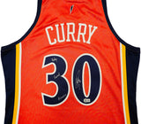 Golden State Warriors Stephen Curry Autographed Orange Authentic Mitchell & Ness 2009-10 HWC Authentic Rookie Jersey Size 44 "Baby Faced Assassin" Beckett BAS QR Stock #234960